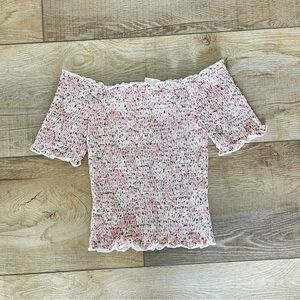 Ribbed Scrunch Trendy Top